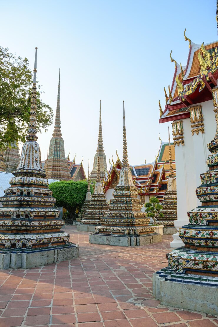 Stupa y Pagoda del templo de Wat Pho y Grand Palace Bangkok
