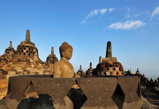 Stupas do Templo de Borobudur