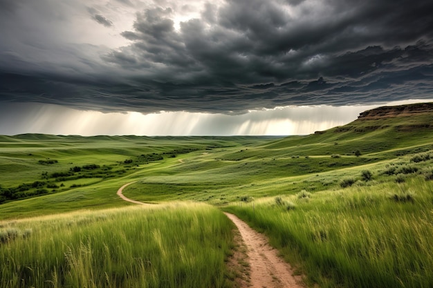 Sturm auf dem Feld