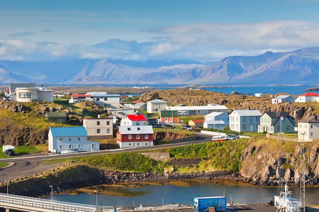 Stykkisholmur, a parte ocidental da islândia