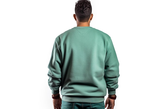 Stylischer grüner Pullover