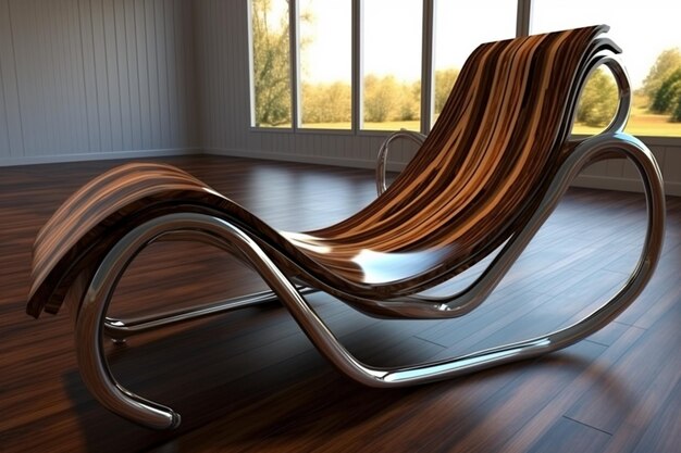 Foto stylish chair for modern living space