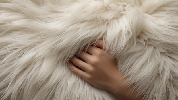 La suave superficie de textura peluda es una caricia para tus dedos
