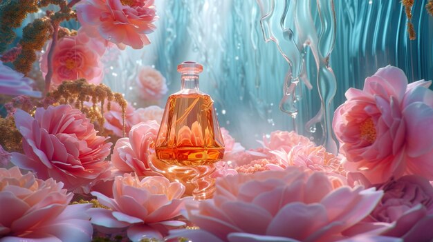 Foto suavidad atmósfera elegante fondos de perfumes flores