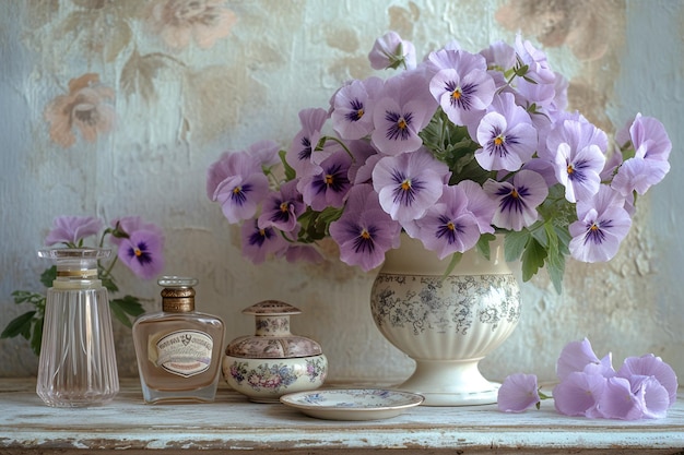 Foto suavidad atmósfera elegante fondos de perfumes flores