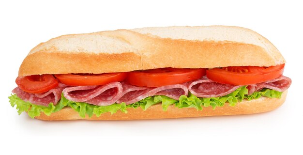 Sub de salami y tomate