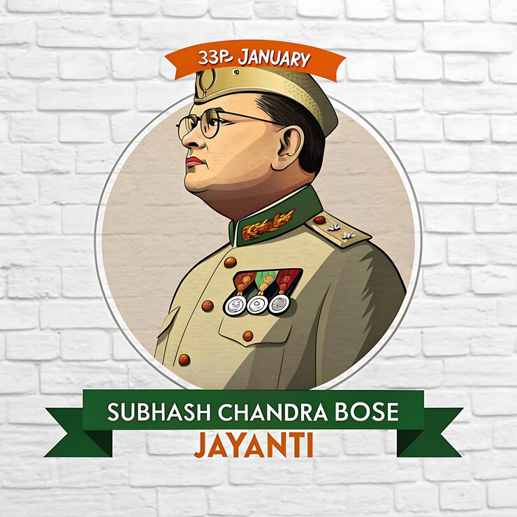 Foto subhas chandra bose jayanti recordando a un héroe nacional