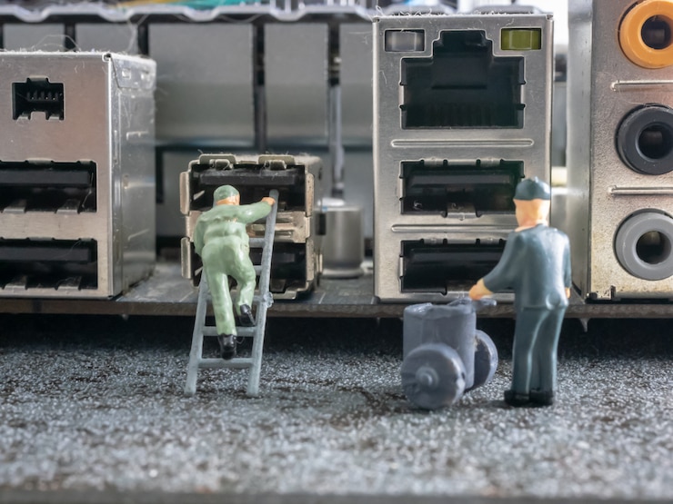 Foto subir a la prot usb limpia