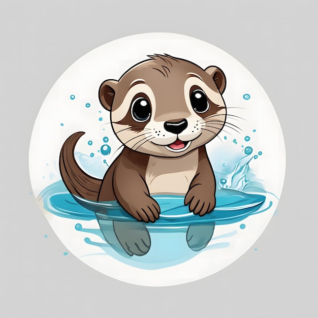 Sublimations-Clipart für Otter