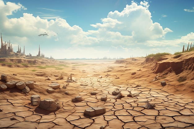 La suciedad seca, el calor, el aumento de la temperatura, el barro, la arena, la tierra, la erosión generada.