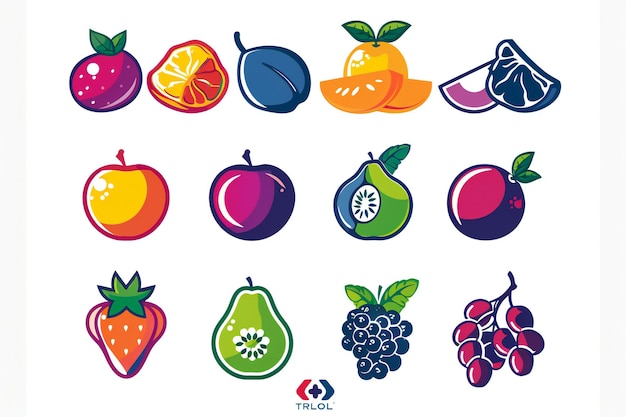 Suco de frutas refrescante e vibrante com citrinos e frutas tropicais