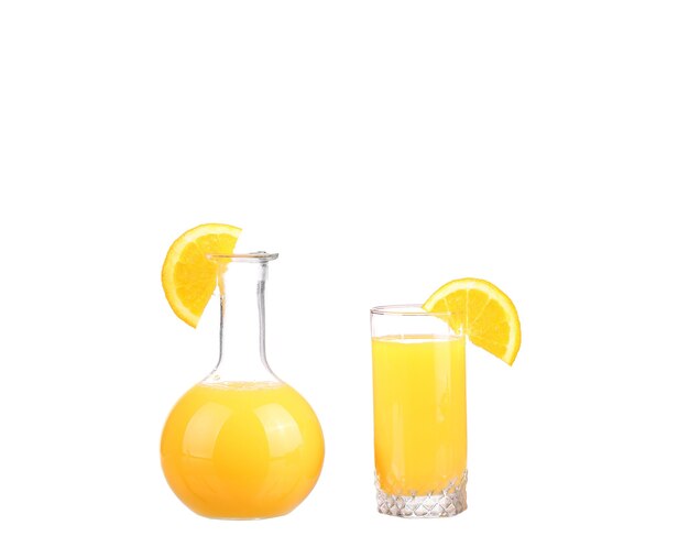 Suco de laranja em branco