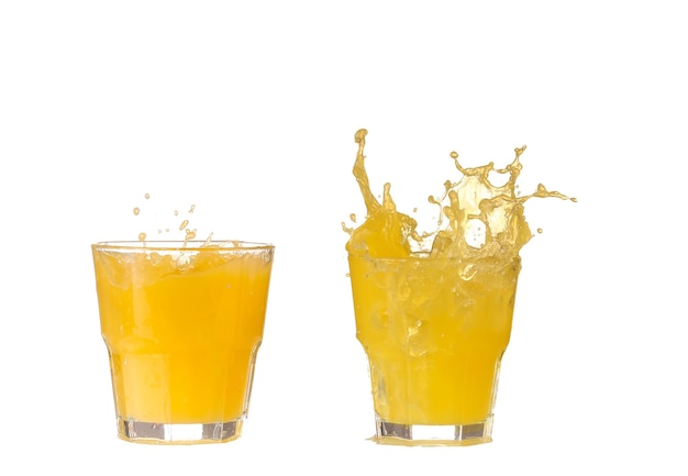 Suco de laranja em um copo