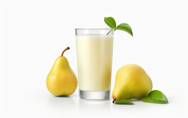 Suco de pêra em branco