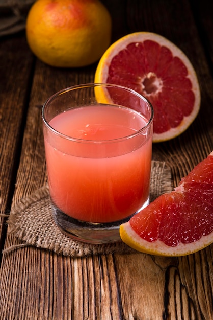 Suco de toranja fresco