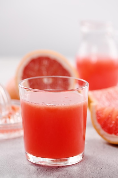 Suco de toranja preparado na hora