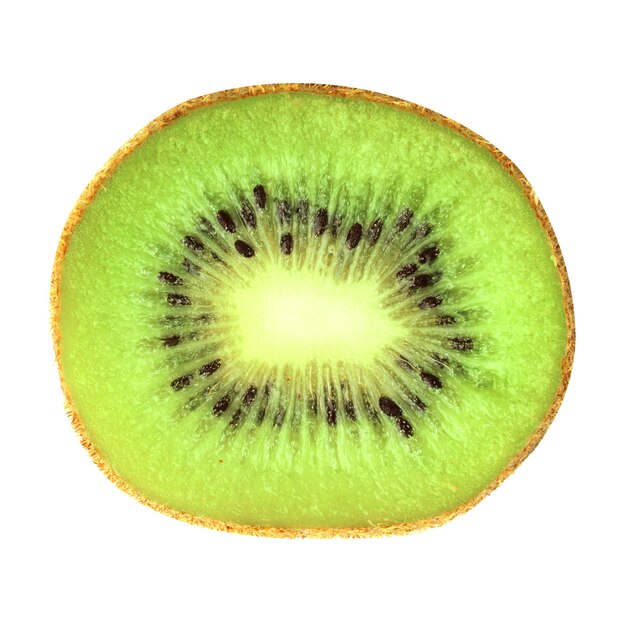 Suculento kiwi isolado.