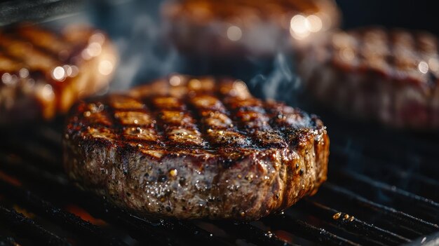 Suculentos filetes asados en la parrilla para un sabor perfecto