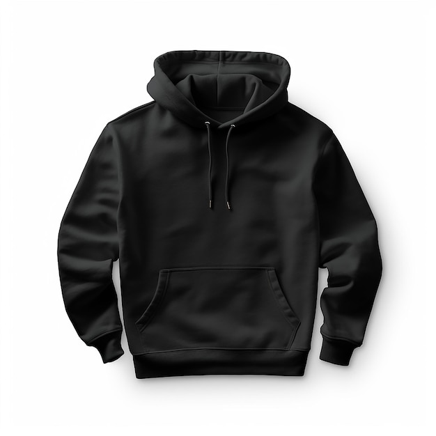 sudadera con capucha negra