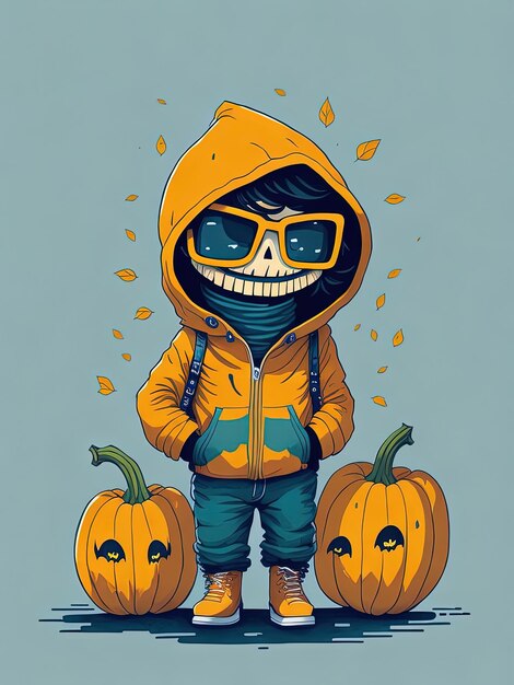 Sudaderas con capucha de calabaza con encanto de Halloween, camisetas mágicas y batthemed