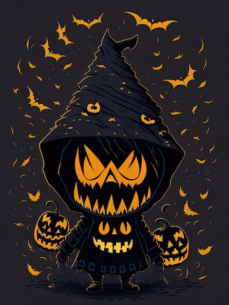 Sudaderas con capucha de calabaza con encanto de Halloween, camisetas mágicas y batthemed