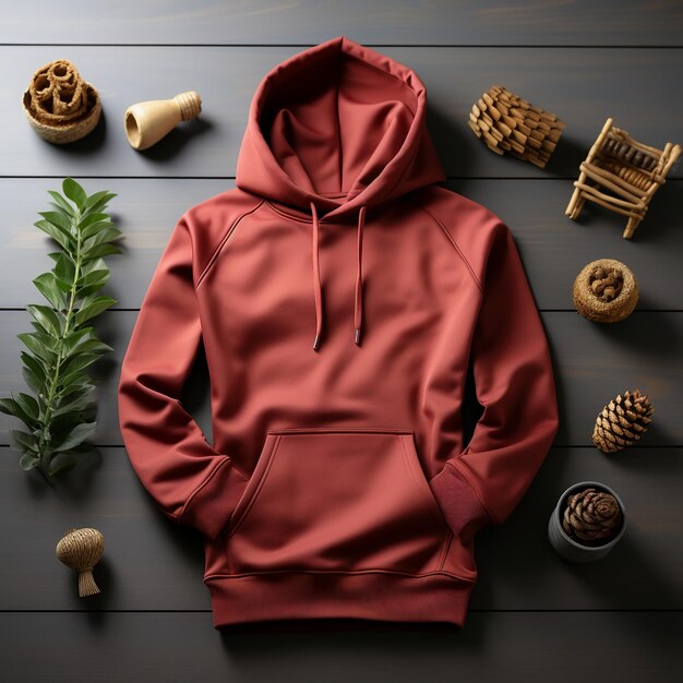 Sudaderas con capucha realistas para maquetas