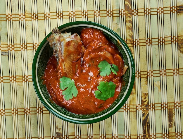 Südindische Ente Masala, klassische indische Currys.