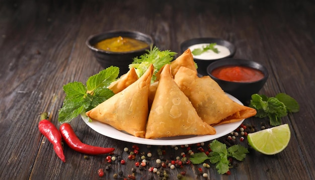 Foto südindische samosa