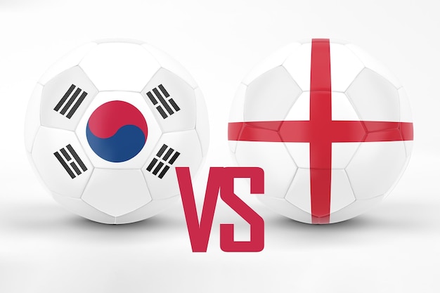 Südkorea VS England Fußball