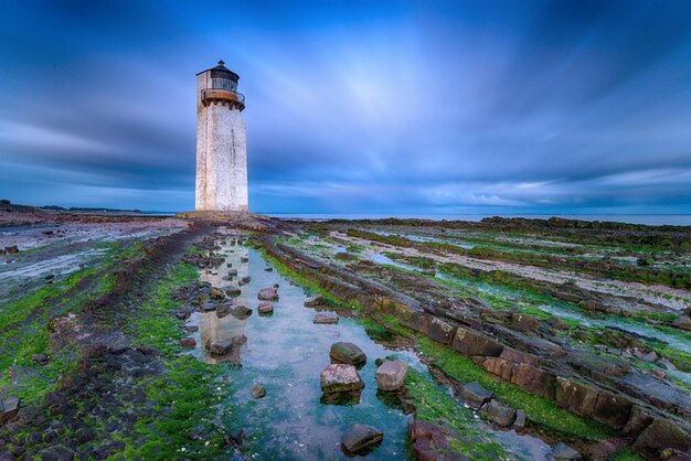 Südlicher Leuchtturm in der Abenddämmerung