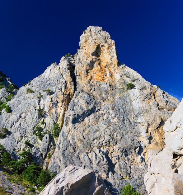 Südteil der Halbinsel Krim, Berglandschaft. Ukraine.