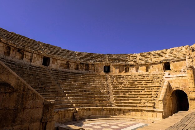 Südtheater der antiken römischen Stadt Gerasa der Antike Jerash Jordan