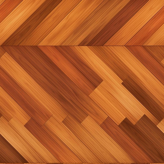 Foto un suelo de madera con textura de madera marrón con un diseño cuadrado en la parte inferior.