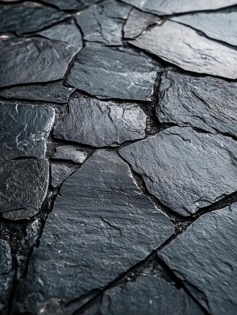 Suelo de piedra negra