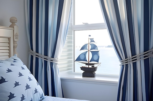 Foto sueños aventureros habitación pirata linda e inspirada en el mar para niños