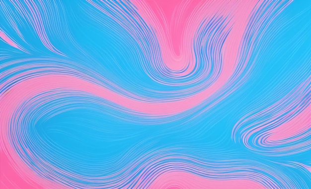 Sueños de movimiento fluido fondo abstracto borroso en azul y rosa degradado