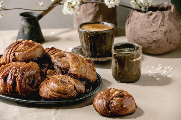 Süße Brötchen mit schwedischem Zimt