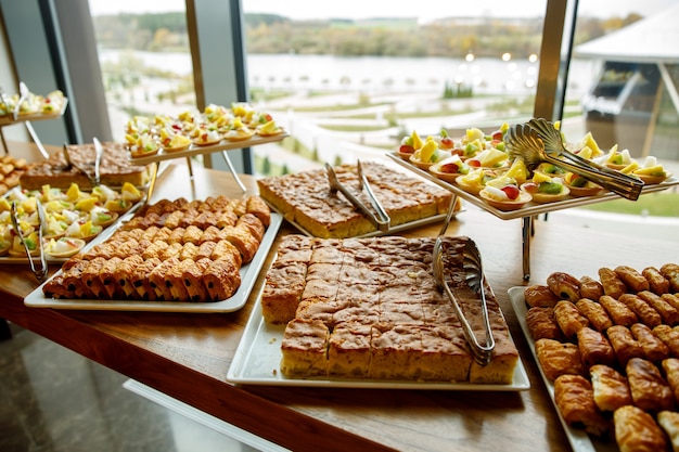 Süße Kuchen auf Event Catering.