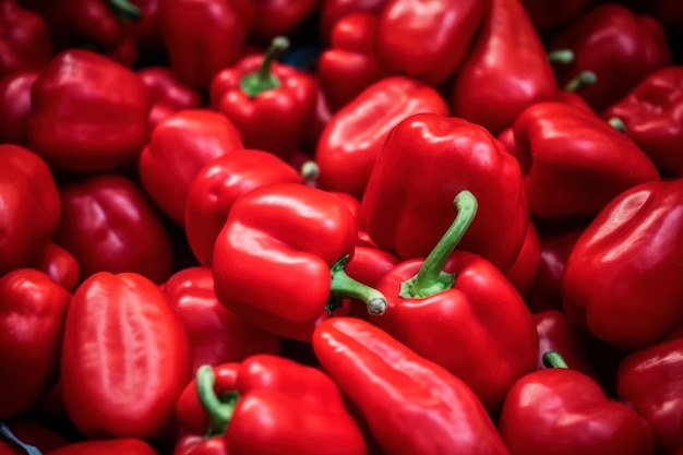 Süße rote Paprika essen lokale Bio-Lebensmittel