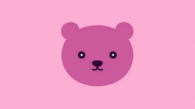 süßer Bären-Cartoon-Pastel-Hintergrund