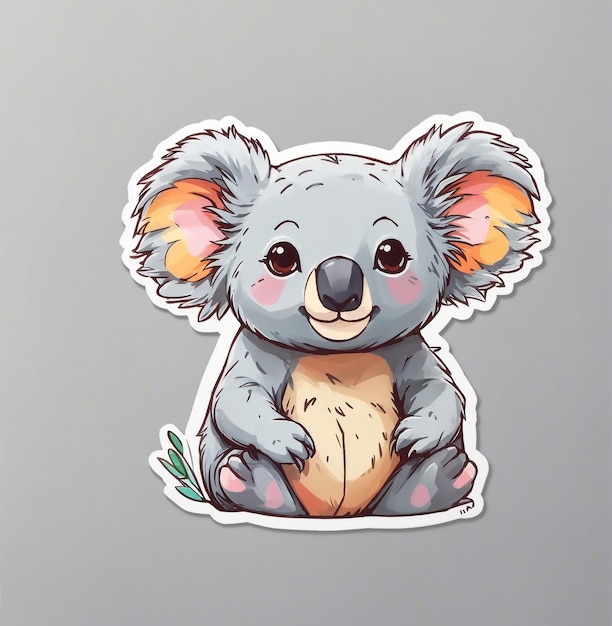 süßer Koala-Aufkleber