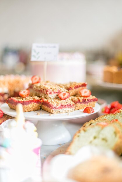 Foto süßer kuchen in amsterdam