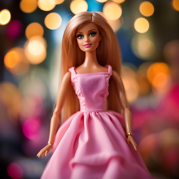 Foto süßes barbie-puppenbild