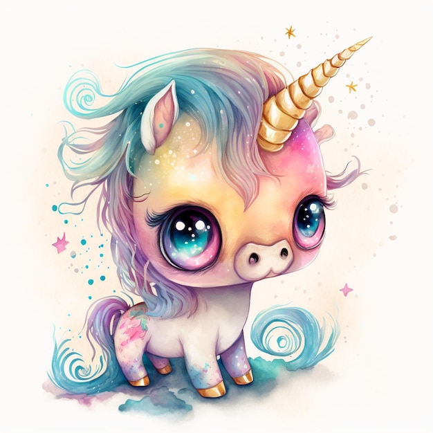 Süßes Einhorn Chibi 11