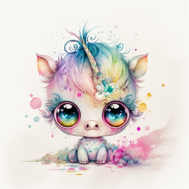 Süßes Einhorn Chibi 26