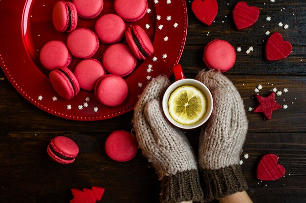 Süßes französisches Macaron