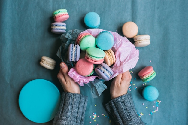 Süßes französisches Macaron