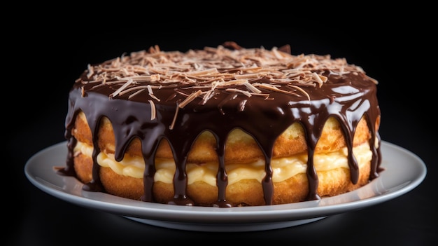 Süßes Gefühl Befriedigen Sie Ihr Dessertverlangen mit Boston Cream Pie
