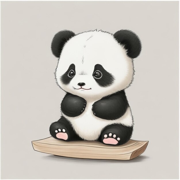 Süßes Panda-Junge