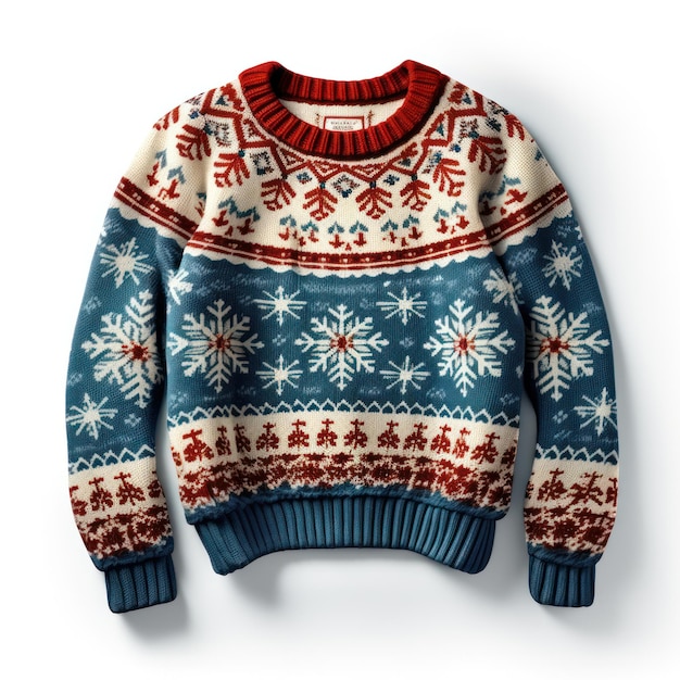 suéter engraçado de natal isolado